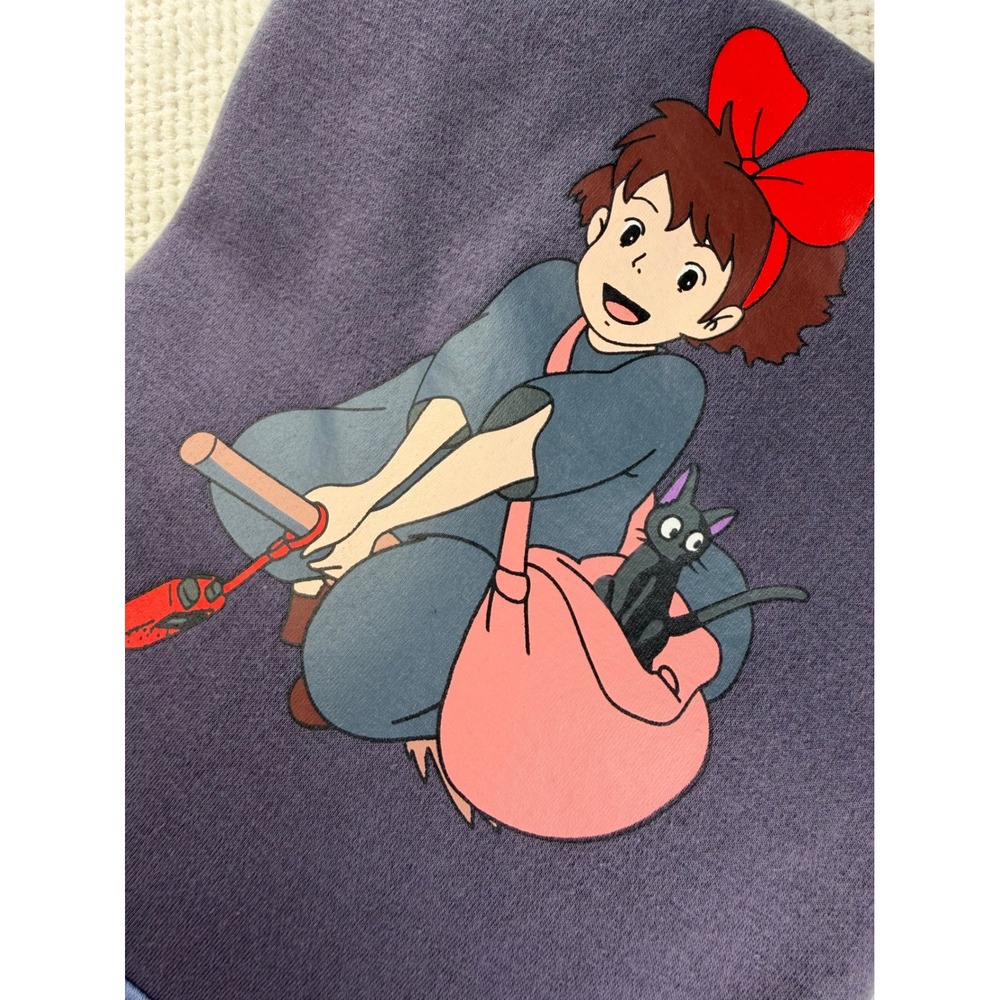 Her Universe Studio Ghibli Kikis Delivery Service Colorblock Hoodie Purple Pink